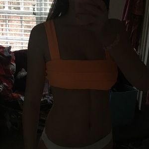 NEW Bright Orange Zaful Bikini Top
